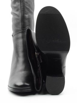 02-K82-D1 BLACK Сапоги зимние женские (натуральная кожа, натуральный мех (еврозима)) - Фабричный китай фото 15