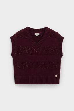 ЕВ 30265/ш/бордо жилет жен