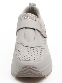 03-A1012-2A LT. BEIGE Кроссовки женские (натуральная кожа)
