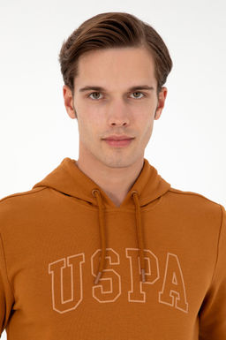 Мужской базовый свитшот кокосового цвета - U.s. polo assn фото 2