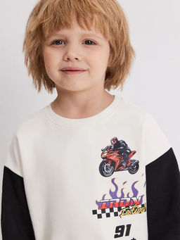 ACOOLA / Джемпер детский для мальчиков Denethor белый фото 4