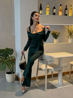 Брюки AURA 4164-170 изумруд