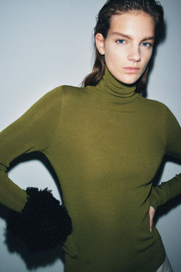 100% EXTRA FINE WOOL JUMPER - Zara фото 8