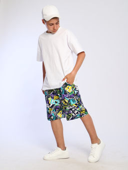 Шорты Федор синий граффити - Ладошки фото 14