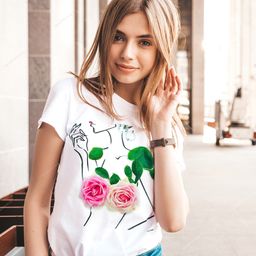 Эксклюзивная футболка Yana Pletneva упаковка плотный Zip пакет!