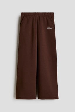 Joggers rectos en sudadera