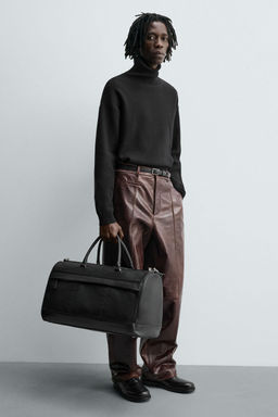 TEXTURED TRAVEL BAG - Zara фото 8
