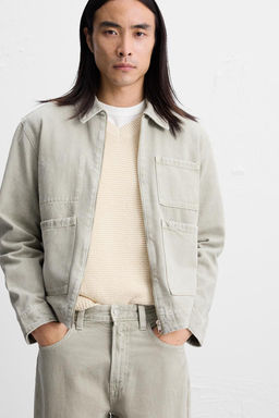 DENIM JACKET WITH POCKETS - Zara фото 5