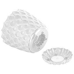 Ingreen Горшок для цветов пластмассовый Wave 1,4л, д14,5см, h13,2см, с дренажной сеткой и съемным поддоном, белоснежный жасмин (Россия) - Домашняя мода фото 4