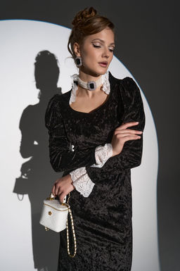 Платье Кэстл (чёрный) - Эльза фото 17