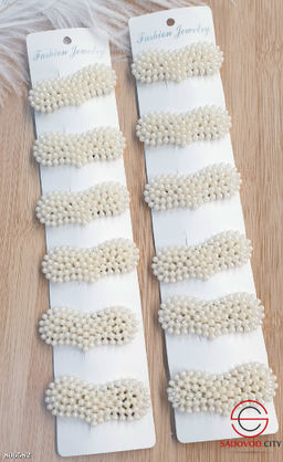 Жемчуг заколки -Лента для волос - Bruno фото 3