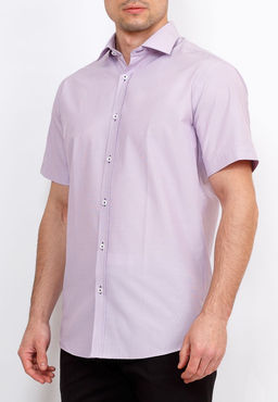 Сорочка мужская короткий рукав GREG 711/109/03/Z/P/1