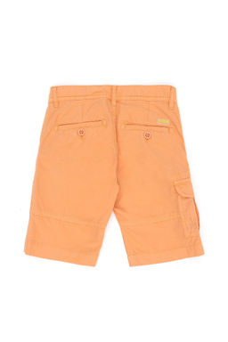 Оранжевые тканые шорты для мальчика - U.s. polo assn фото 2