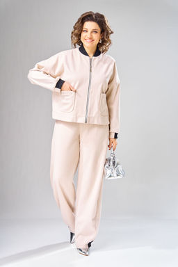 Бомбер VN Fashion 1101 бежевый