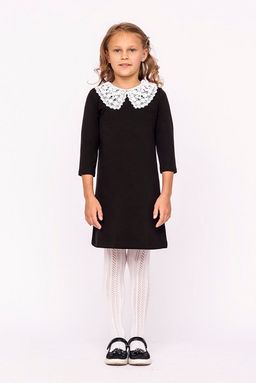 CRB wear/CWJG 63211-22 Платье для девочки,черный/Ex.Cherubino