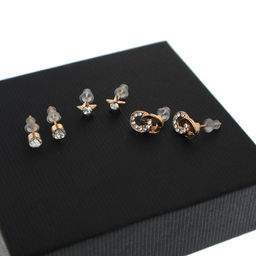 Женский подарочный набор Bolingdun 2 в 1: наручные часы, серьги, d-2.8 см - Simaland фото 5