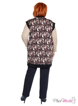 Жилет Модель №1382 размеры 44-84 - Plusmoda фото 16