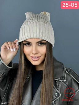 шапка двойная женская теплая - Bruno фото 6