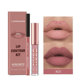 Langmanni Matte Lip Gloss Комбинированный Набор Для Макияжа Для Губ 27 Г