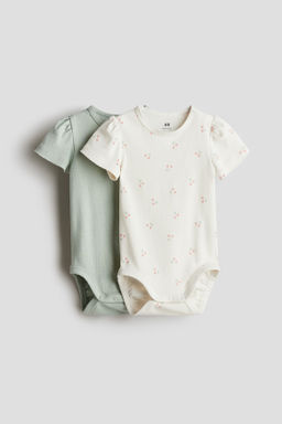 Pack de 2 bodies de manga corta - H&m фото 3