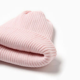 Шапка женская MINAKU, размер 52-56, цвет нежно-розовый