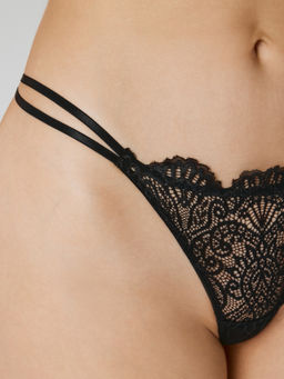 Infinity / Трусы стринг жен Gaba черный - Infinity Lingerie фото 4