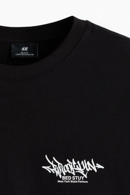 Camiseta con motivo estampado Loose Fit - H&m фото 27