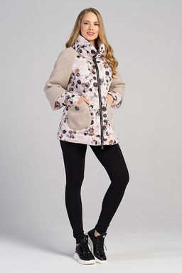 Куртка М-451 бежевый меланж