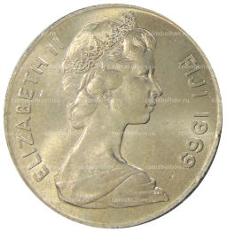 1 доллар 1969 года Фиджи