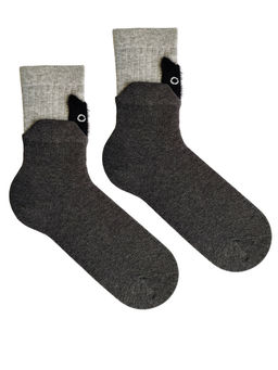 Носки р.35-40 Cats Серые - Krumpy фото 6