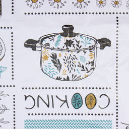 Cкатерть Доляна Cooking 137*180 см, 140гр/м2