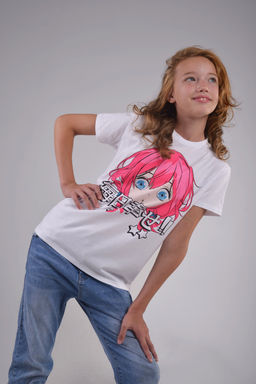 Футболка детская для девочек Nara арт.6173813