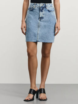 Джинсовая юбка мини / Zarina  фото 3