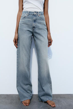 TRF WIDE-LEG HIGH-WAIST JEANS - Zara фото 12