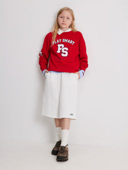 ACOOLA / Шорты детские для девочек Cherry2 молочный  фото 2