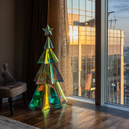 ULD-R502 220V XMAS TREE Светильник декоративный Ёлка. 400 светодиодов. Белый свет. Цвет корпуса радужный. TM Uniel - Volpe фото 3