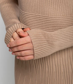 Платье #КТ5941, бежевый - Dommod фото 5