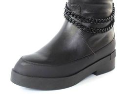 04-M3-1492 BLACK Ботинки зимние женские (натуральная кожа, натуральный мех) - Фабричный китай фото 5