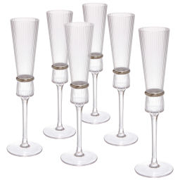 Бокал для шампанского 180мл "VIVALDI" в наборе 6шт