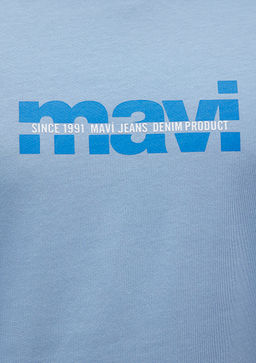 Mavi Logo Bask?l? Mavi Tisort  фото 6