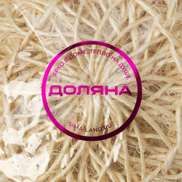 Мочалка - спонж Доляна «Сизаль», 12×12×5 см, бежевая