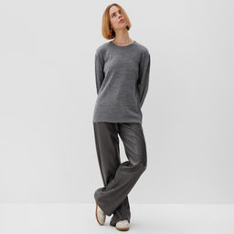 Джемпер женский MINAKU: Knitwear collection, серый, размер 50-52
