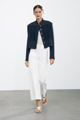 ZW COLLECTION WIDE-LEG HIGH-WAIST JEANS - Zara фото 2