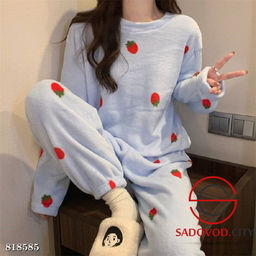 Пижама теплая плюшевая женская