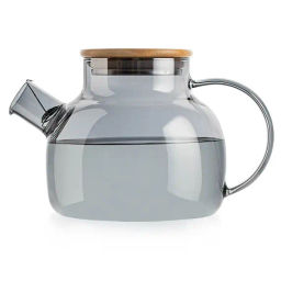 Чайник заварочный стекло с фильтром-пружинкой Гранат, 900 мл и Горелка под чайник Звезда - Fujian Province Guang Fu Tea фото 3