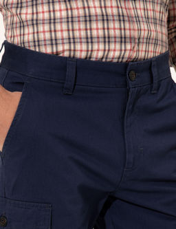 A__k Lacivert Carrot Chino Pantolon