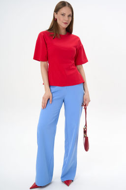 Футболка с завязками Николь (красный) - Эльза фото 5