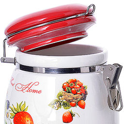 30321 Банка для сыпучих 930 мл Земляника дол/металл LR (х24) - Mayer&boch фото 3