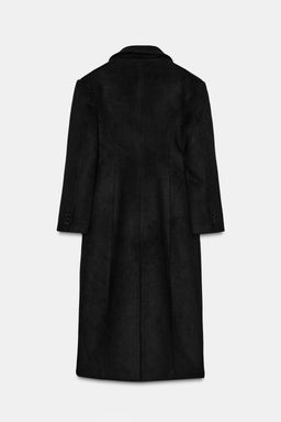 EXTRA-LONG WOOL BLEND COAT - Zara фото 4