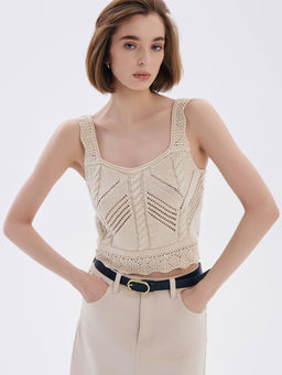 CONTE LDK 2328 Топ женский beige